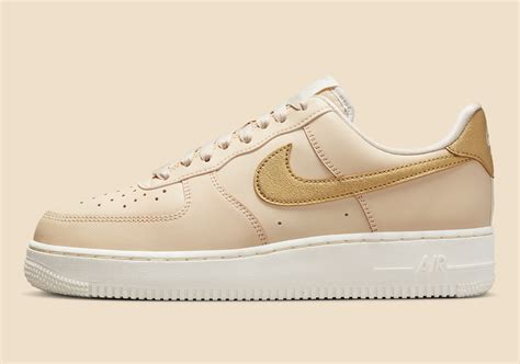 nike air force weiß beige gold|nike air force 1 particle beige.